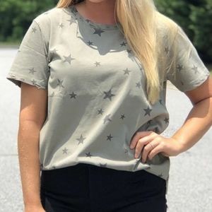 Shining Star top in Olive